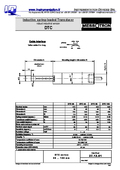 Datasheet serie DTC (2..100mm/25mm dia./Rugged/UscitaCalibrata)