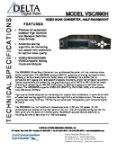 VSC/890H - Video-to-Video Scan Converter