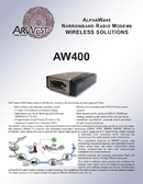 Datasheet AW400, Modem UHF 2Watt