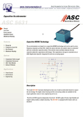 Datasheet Accelerometri ASC 5631