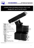 COMPUTER CONTROLLED PAN-TILT UNIT - datasheet