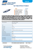 Datasheet PHP 163 (out 0.5 ... 4.5 VDC f.s.)