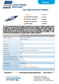 Datasheet PHP 164 (out 0 ... 5 VDC f.s.)