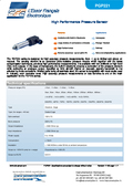 Datasheet PGP 221 (out 1.5mV/V nom. f.s.)