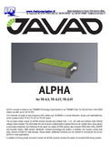 Datasheet ALPHA