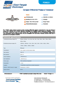 Datasheet PDM221 (1 - 2 mV/V nom. fs)