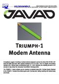 Datasheet Modem Antenna