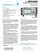 Datasheet Sistema di Calibrazione SPC4000