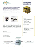 AHRS440 datasheet