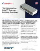 3rd GENERATION COMPACT RDMS™ RECEIVER COMBINER