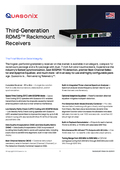 3rd GENERATION RACK-MOUNT RDMS™ TELEMETRY RECEIVER