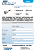 Datasheet PHE 861 (out 1.5mV/V nom. f.s.)