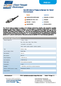 Datasheet PHE 101 (out 1.5mV/V nom. f.s.)