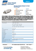 Datasheet PHE 161 (out 1.5mV/V f.s.)