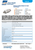 Datasheet PHE 163 (out 0.5 ... 4.5 VDC f.s.)