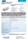 Datasheet PHE 167 (out 0.5 ... 4.5 VDC f.s.)