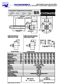 Datasheet Serie WA (60..1000mm/+-15VDC/4..20mA/IP65/320bar)