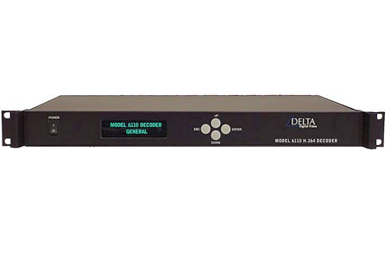 6110 - Video Decoder, rack 19" x 3U