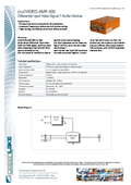 Datasheet gle/VIDEO-AMP-200