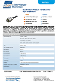 Datasheet PHT 861 (out 1.5mV/V nom. f.s.)