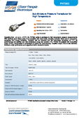 Datasheet PHT 863 (out 0.5 ... 4.5 VDC f.s.)