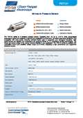 Datasheet PST 121 (out 1.5mV/V f.s.)