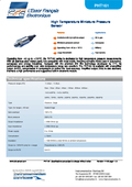 Datasheet PHT 161 (out 1.5mV/V nom. f.s.)