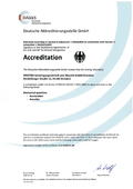 Certificato di Accreditamento DAkkS
