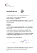 Certificato di Accreditamento DAkkS