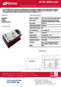 MTN/ECPD-2AC - Industrial Eddy Probe Driver / 2 wire 4-20mA for direct PLC interface 