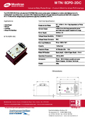 MTN/ECPD-2DC - Industrial Eddy Probe Driver / 2 wire 4-20mA for direct PLC interface 