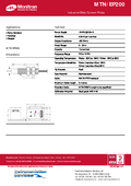 MTN/EP200 - Industrial Eddy Current Probe