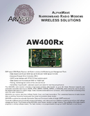 Datasheet AW400Rx, Ricevitore UHF per impieghi OEM