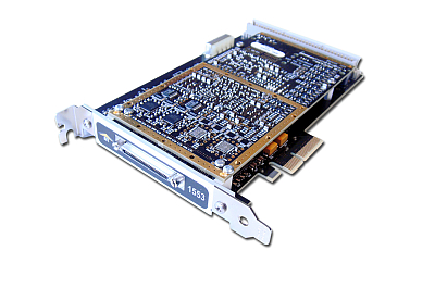 PCI Express / MIL-STD-1553 - 1, 2 o 4 canali (A+B): BC, BM e RT.