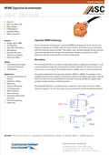 Datasheet accelleremetri ASC 3511LN