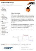 Datasheet Accelerometro MEMS ASC 4221MF