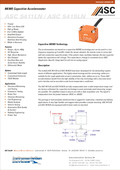 Datasheet Accelerometri ASC 5411LN / 5415LN (low noise)