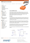 Datasheet Accelerometri ASC 4311 / ASC 4315LN