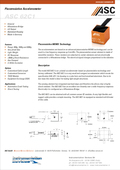 Datasheet accelerometro crash test ASC 62C1