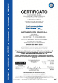 Certificato UNI EN ISO 9001 : 2015