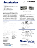 Datasheet Ethernet Switch ES4000