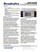 Datasheet Sistema di Calibrazione SPC4050