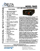 <span>Model 7840R, quad channel, H.265/H.264 - HD/SD - Rugged Video Encoder</span>