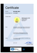 iMAR - Certificato ISO 9001