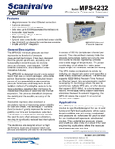 Datasheet Pressure Scanner MPS4232