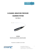 Manuale Pressure Scanner MUS 8