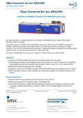 imc ARGUSfit - Data Sheet Fiber Converter