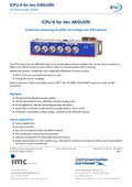 imc ARGUSfit - Data Sheet ICPU-6